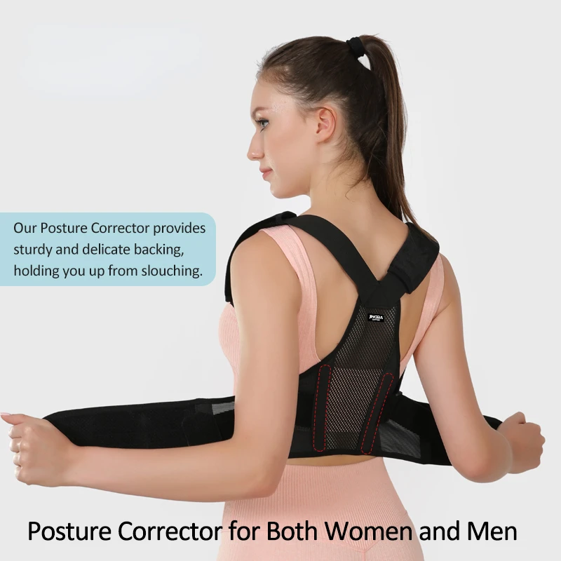 Fully Adjustable Straightener Upper Spine Support Men Women BackBack Brace Posture Corrector