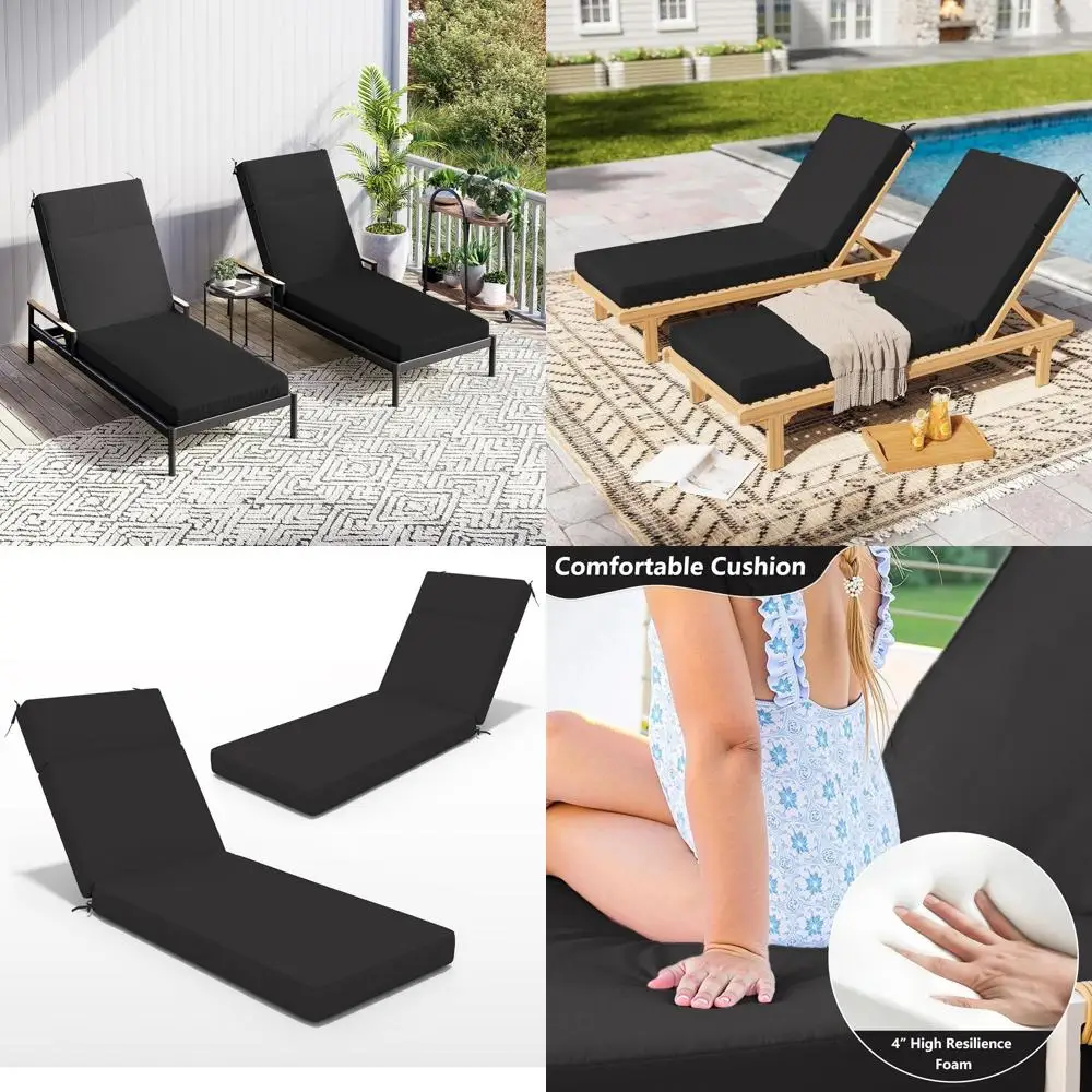 2Pcs Outdoor Chaise…