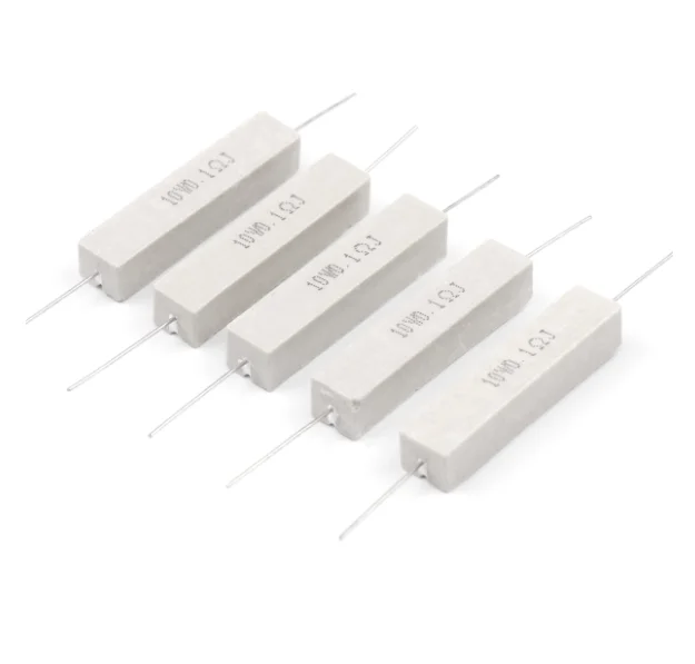 10PCS/LOT 10W3R/3.9R/10R/20R/22R/47R/100R/1K/2K/3K/Ohm Cement Resistor 10W47R Cement Resistors Resistance 0.1R/0.5R/1R/2R/2.2R/