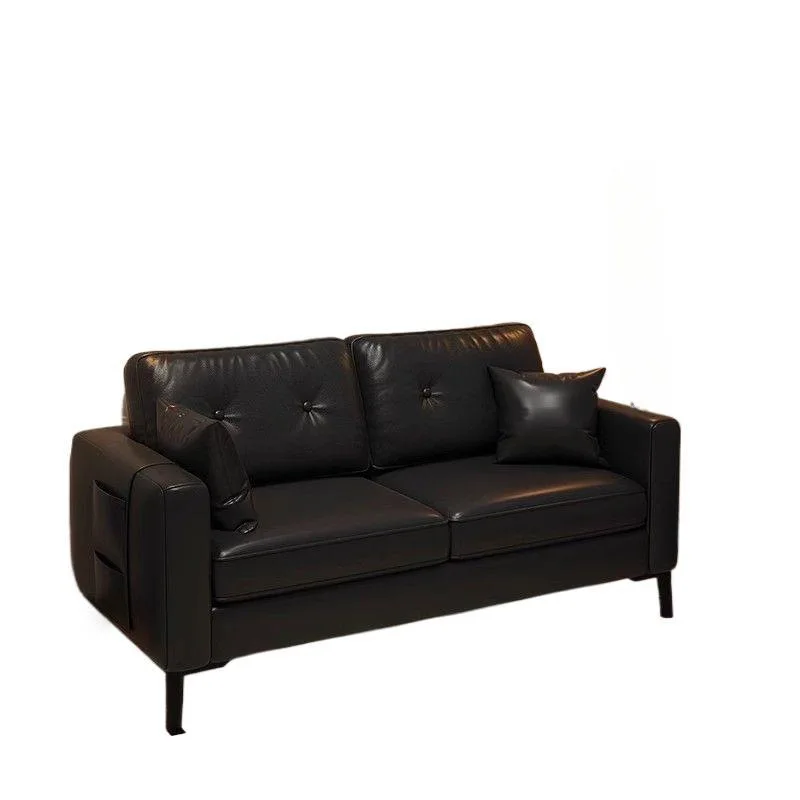 

Sofa, small apartment, double rental room, office rest area, apartment, simple and cheap, leather art