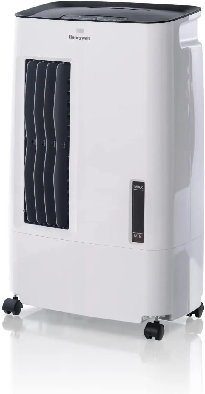 176 CFM Indoor Portable Evaporative Air Cooler with Fan, 15V, Evaporative Cooler for Rooms Up to 100 Sq. Ft. with Filter, Remote