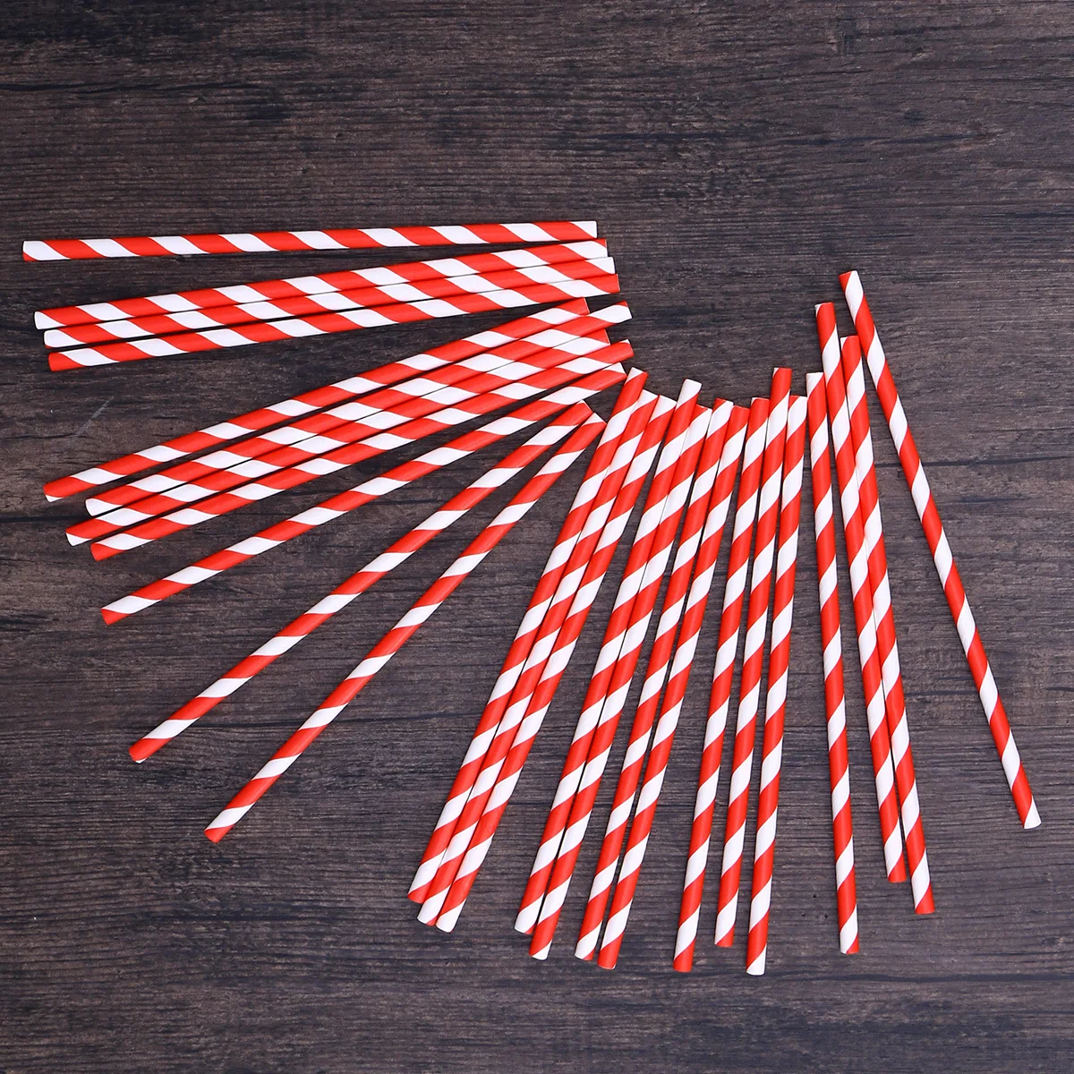 

25Pcs Pink Striped Paper Straws Biodegradable Disposable Drinking Straws for Birthdays Weddings Parties Striped Straw