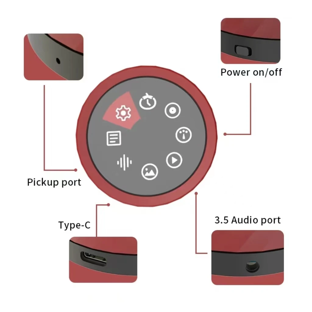 1.8-calowy ekran dotykowy CNC z pokrętłem, płytka rozwojowa ESP32-S3, 8M PSRAM, 16M FLASH, Bluetooth, wielofunkcyjny wyświetlacz Aux dla Arduino LVGL — zdjęcie produktu 2
