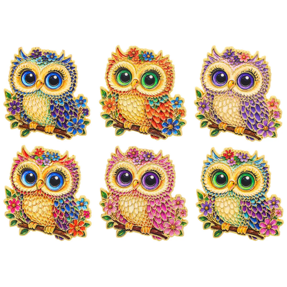 Enamel Pins Owl Brooches Badges Women's Brooches Men Lapel Pins Badge on Backpack Costume Accessories Funny Jewelry Funny Gifts