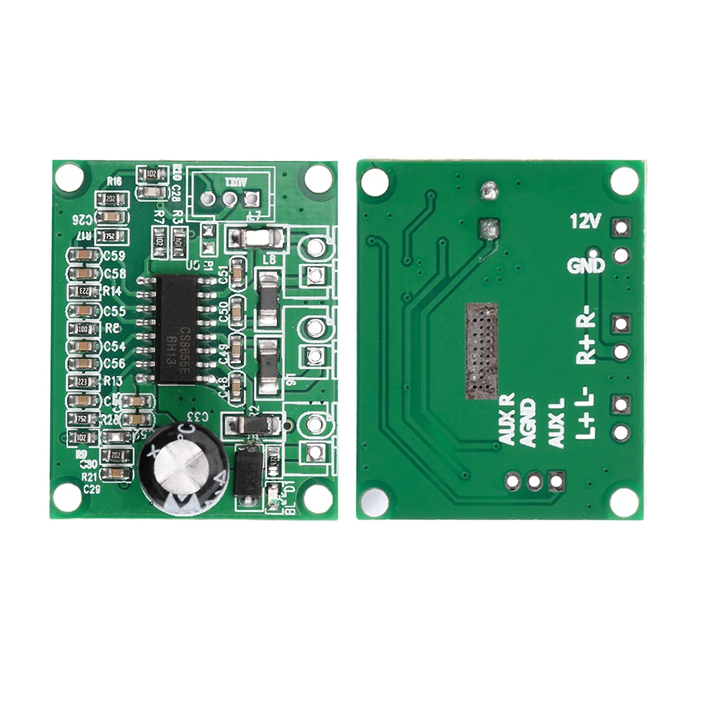 2*15W Audio Amplifier Board CS8655E Power Amp Module Dual Speaker Connection Industrial DIY 12V