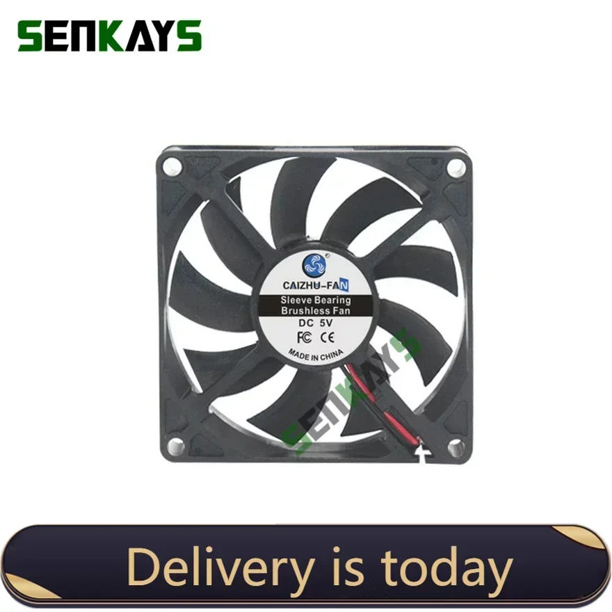 8015 80MM 80*80*15MM DC 5V 12V 24V Ultra-thin USB Cooling Fan Comptuter CPU Cooling Fan Laptop Cooling Fan 2pin