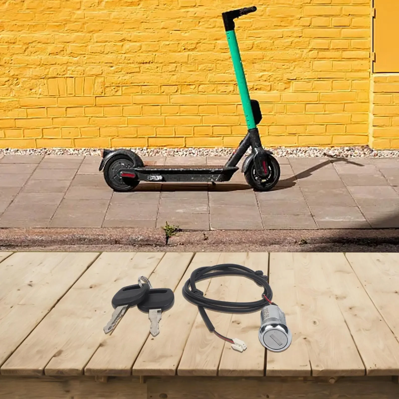 Electric Lock For KuKirin G4 Scooter With 2 Keys Secure For Access Protect Against Theft Waterproof Convenient Security Upgrade