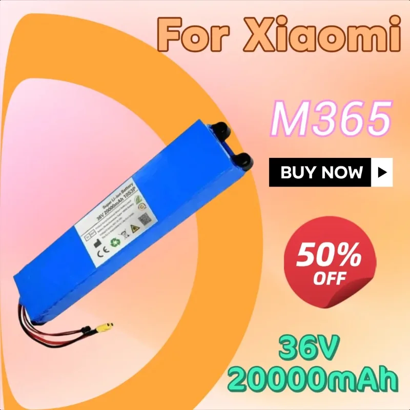 

M365 36V 20000mAh 18650 High Quality Battery Pack for Xiaomi BMS DIY Lithium Battery