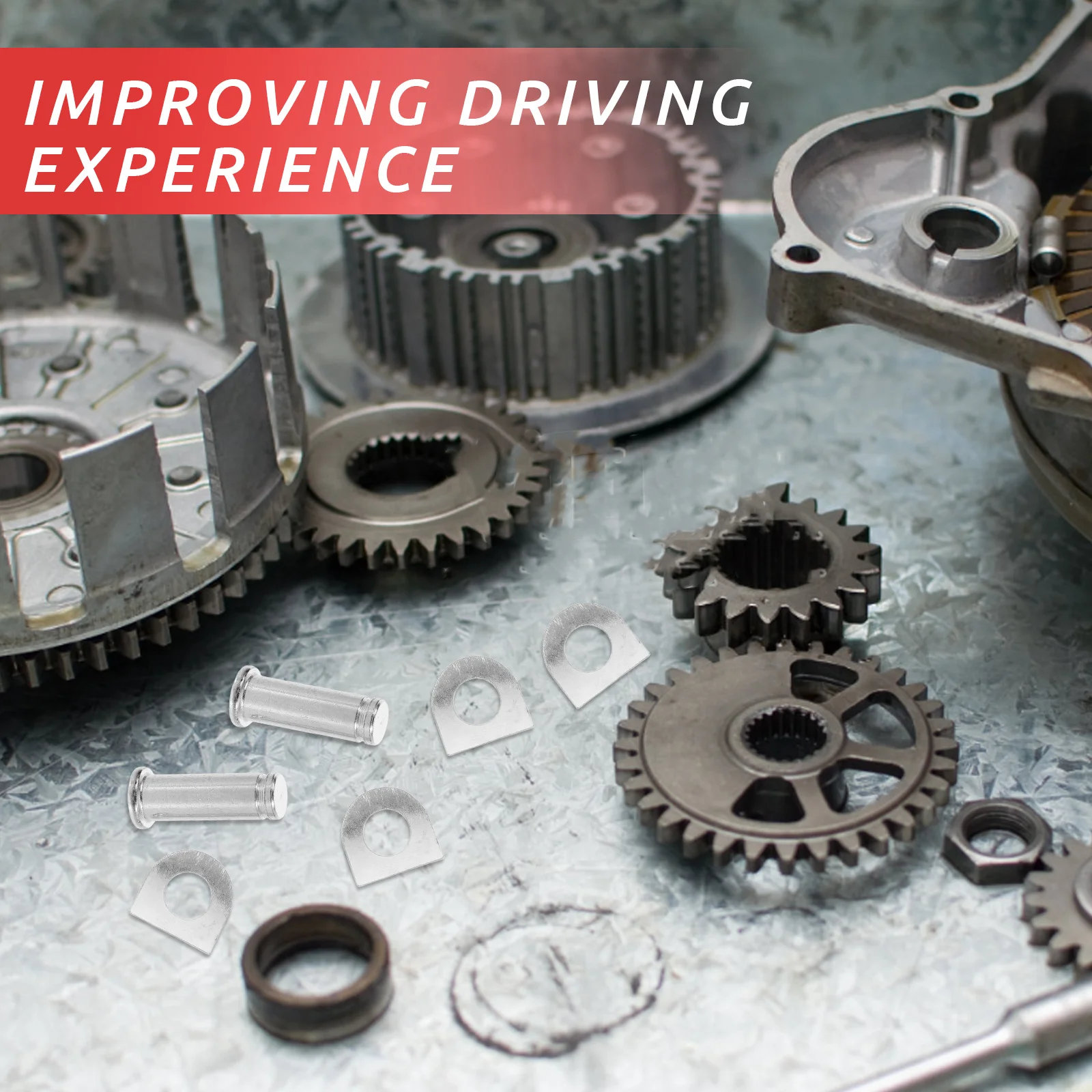 

1 set 1 Set Motorcycle Foot Pedal Peg Mount Screw Kit Spring Washer Retaining Ring Footrest Pedal Bolt Pedals Footrests Mounting