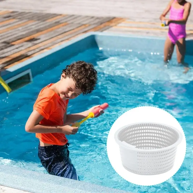 U0DE 2PCS Professional Pool Skimmer Basket Poolter Poolter Poolter Pool -Pool Excessories استبدال سلة سلة سلة