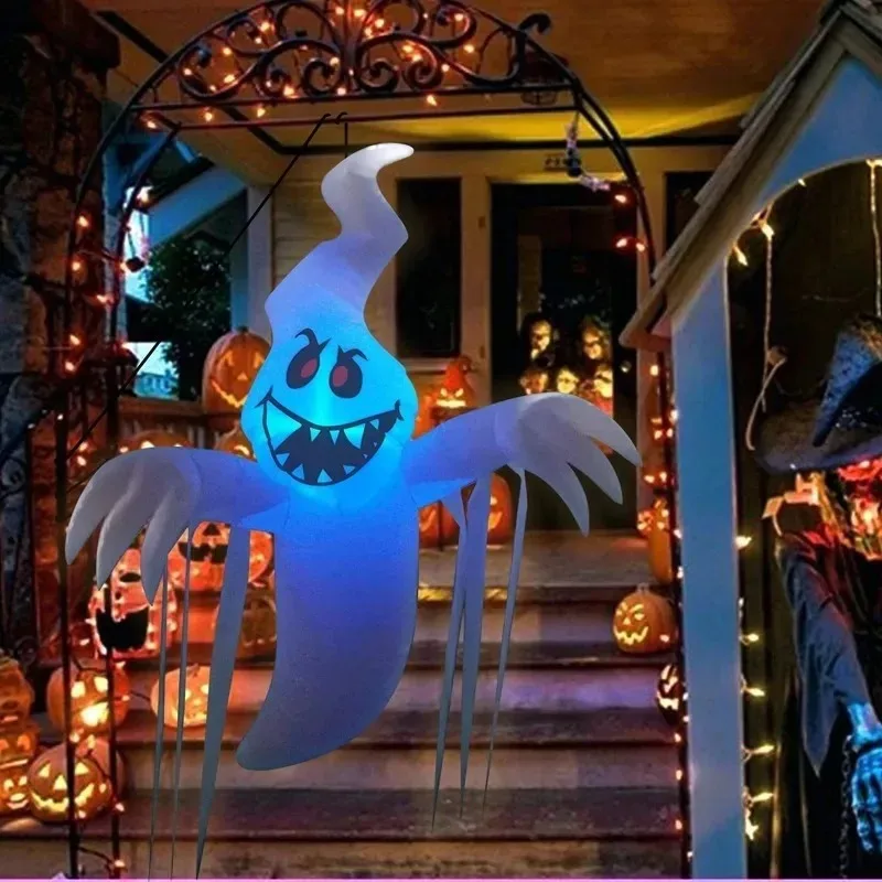 5ft brinquedos infláveis halloween fantasma pátio prop embutido luzes led ornamento caminho ao ar livre pátio decoração explodir modelo