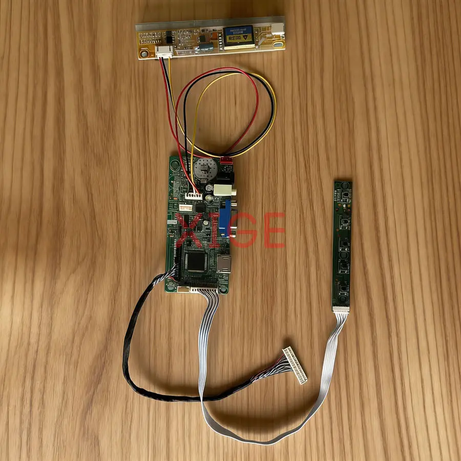 

Для LP150E07 LP150E02 LP150E05 LP150E06 комплект платы контроллера привода дисплея DIY 1400x1050 1-CCFL VGA + HDMI 30 контактов LVDS 1400*1050