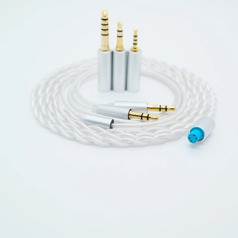 Misura HIFIMAN Fiio 3 in 1 Spine OCC 6N Crystal OCC Cavo per cuffie Cavo bilanciato per SUNDARA ANANDA HE4XX HE-400i K7