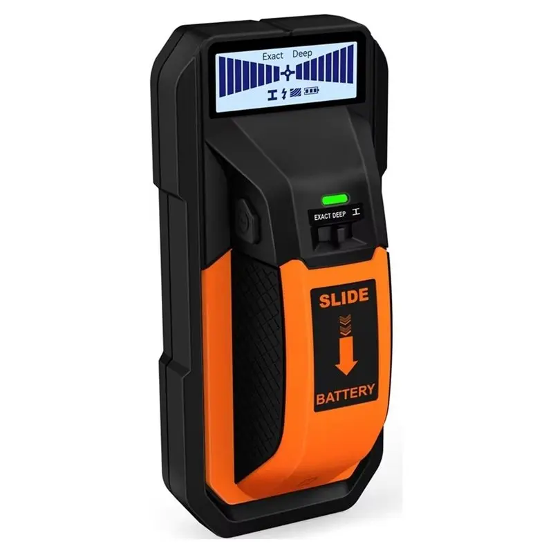 AAAN-Multifunction For AC Cable Wire Detector 5 In 1 Stud Finder Wall Scanner Wood Metal Depth Tracker Measuring Tool