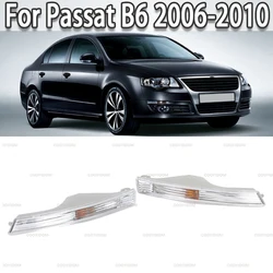 Car Front Bumper Turn Signal Light Lamp With Bulbs For VW Passat B6 2006 2007 2008 2009 2010 Car Accessories