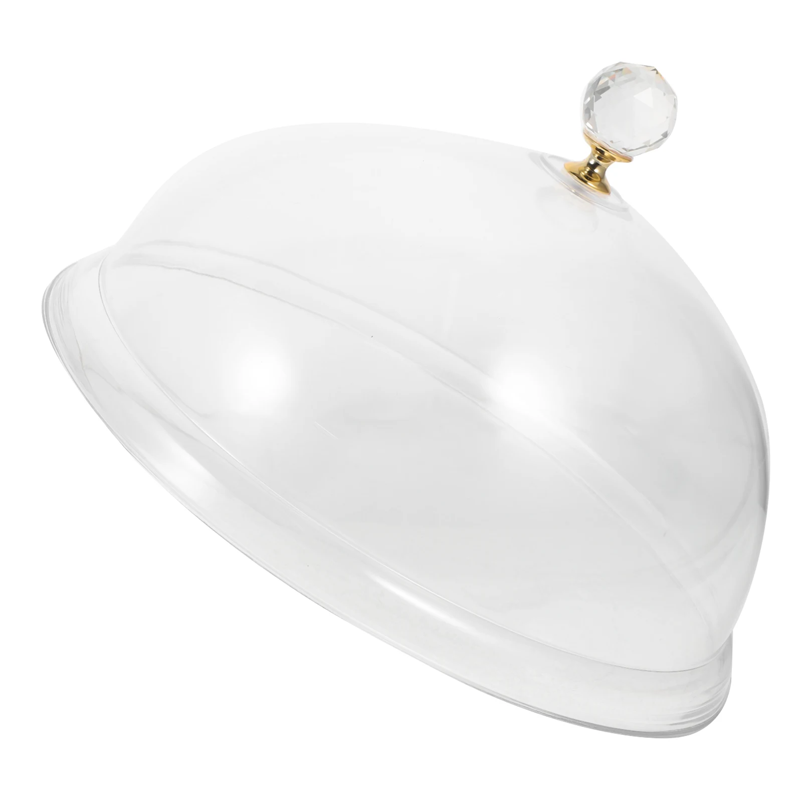 

Transparent Acrylic Cake Cover Dome Shaped Food Protector H for Home Hotel Party Reusable Non Breakable Easy to Clean