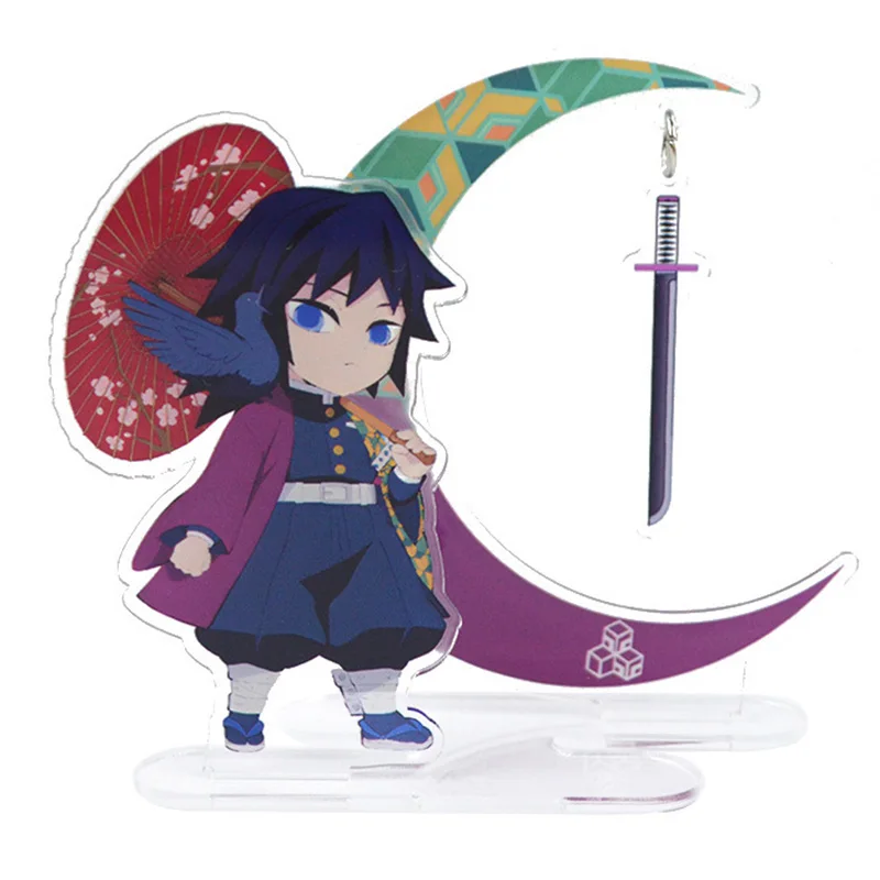 Anime Demon Slayer Acrylic Stand Figures Kimetsu No Yaiba Miniatures Manga Figurines Garage Kits Model Toys GK Ornaments Decor