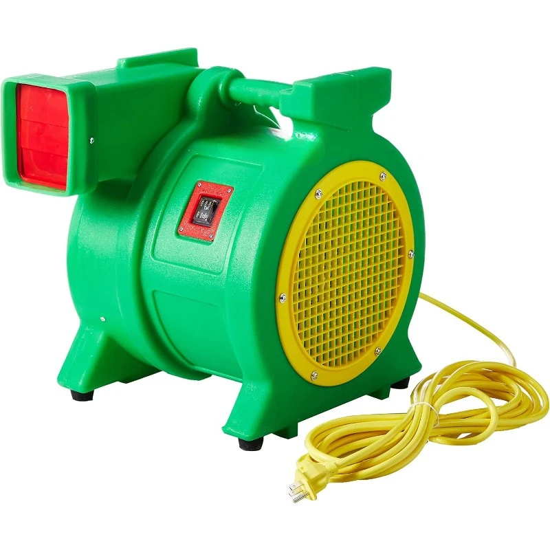 1-1/2 HP Air Blower Powerful Bounce House Blower Fan for Large  Bouncy Castle and Slides