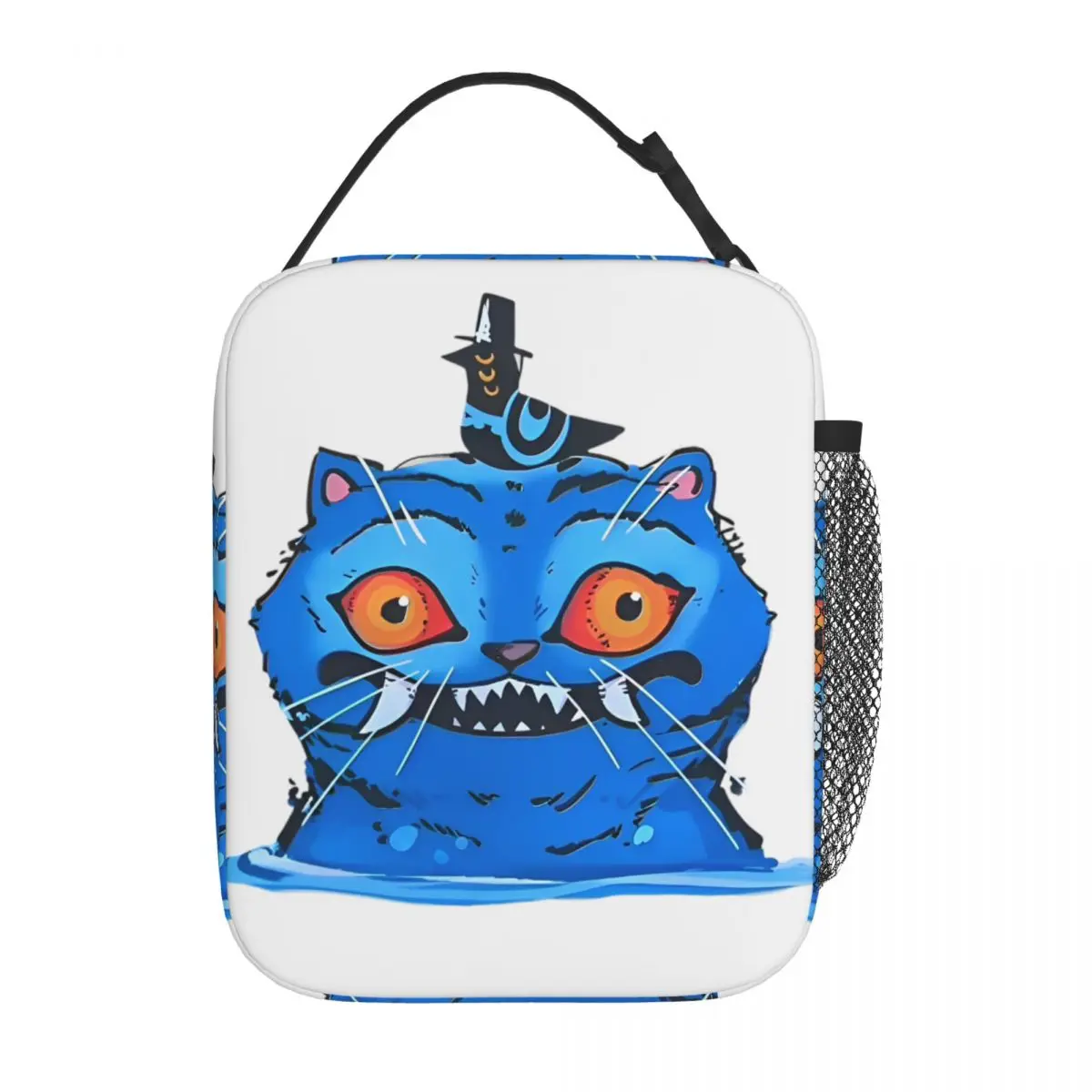 

Derpy Tiger Cat Изолированная сумка для обеда Термосумка Контейнер для обеда Huntrix Kpop Demon Hunters Большая сумка для обеда Сумка для хранения еды