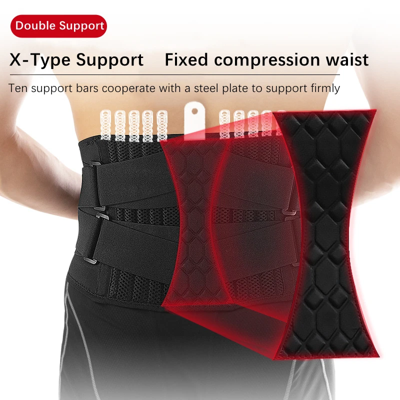 Decompression Lumbar Belt Men Women Back Support Brace Orthopedic Corset Waist Spine Herniated Disc Sciatica Scoliosis Belts