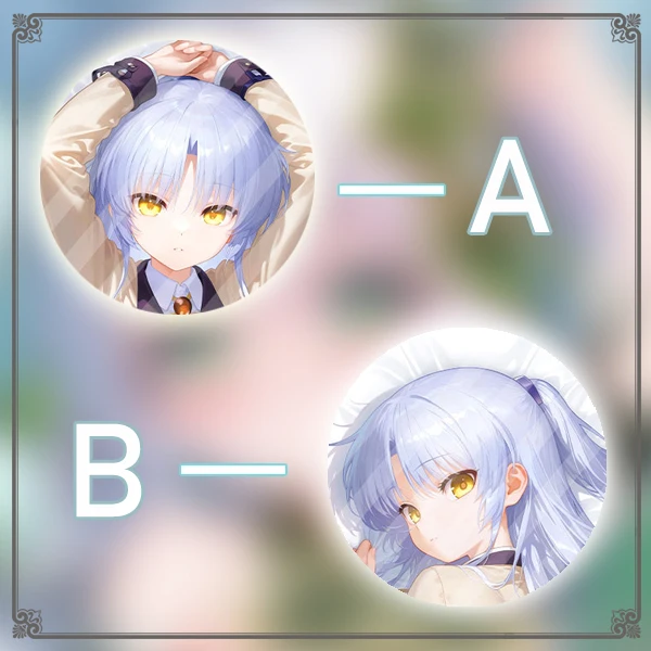 

Angel Tachibana Kanade Dakimakura Hing Body Pillow Case Cosplay Japanese Otaku Cushion Cover Xmas