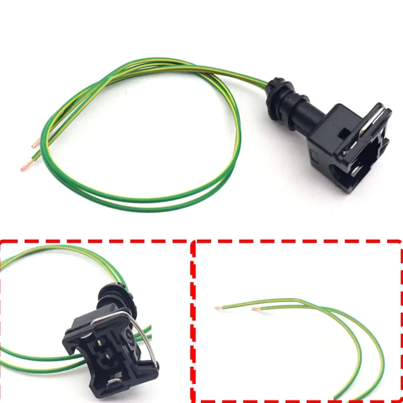 Konektor Kabel Pompa Diesel 2Pin untuk Pemanas Webasto Eberspacher, Pengganti Kabel Pompa Bahan Bakar untuk Mobil Truk