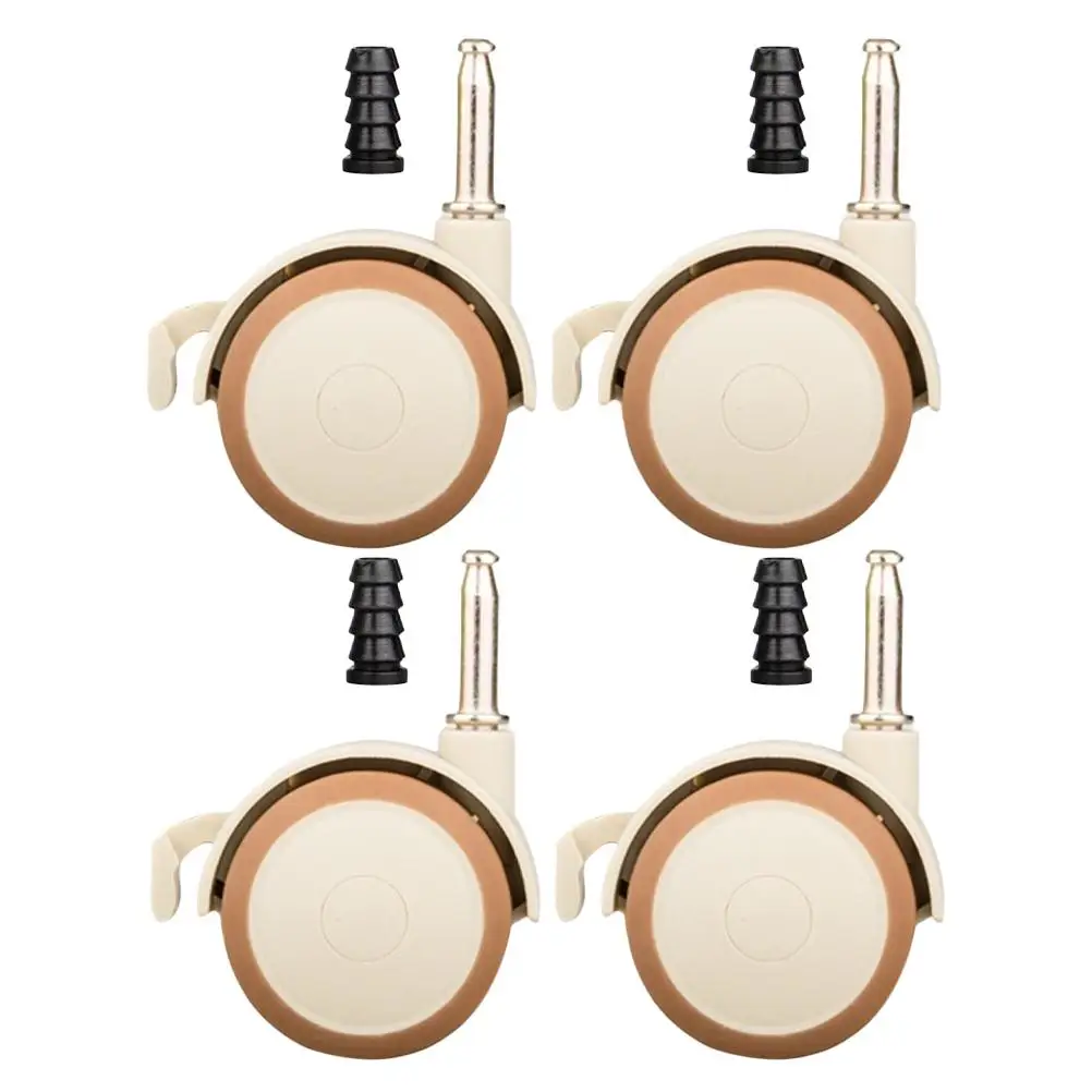 

4 Pcs Silent Locking Easy Nursery Cart Caster Furniture Furniture Caster Set Set Baby Crib Wheels Chair Wheels Bed