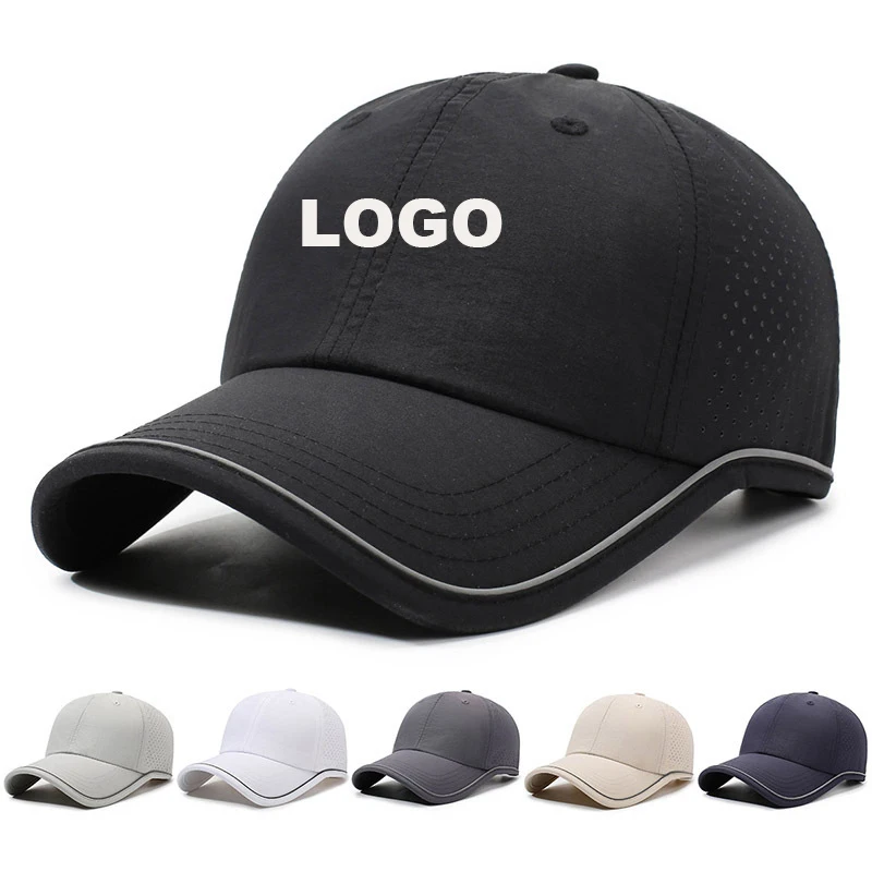 Summer Spring Sun Protection Baseball Cap Men Women Golf Hat Outdoor Hard Top Mesh Breathable Sun Hat Adjustable Dad Hat