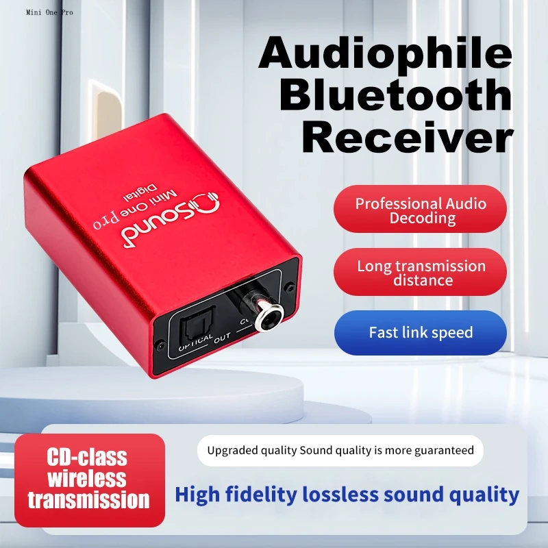 

Osound Upscale Qualcomm QCC5181 Bluetooth 5.4 Audio Receiver LHDC Car Home LDAC Lossless Audio Fiber Coaxial Low latency