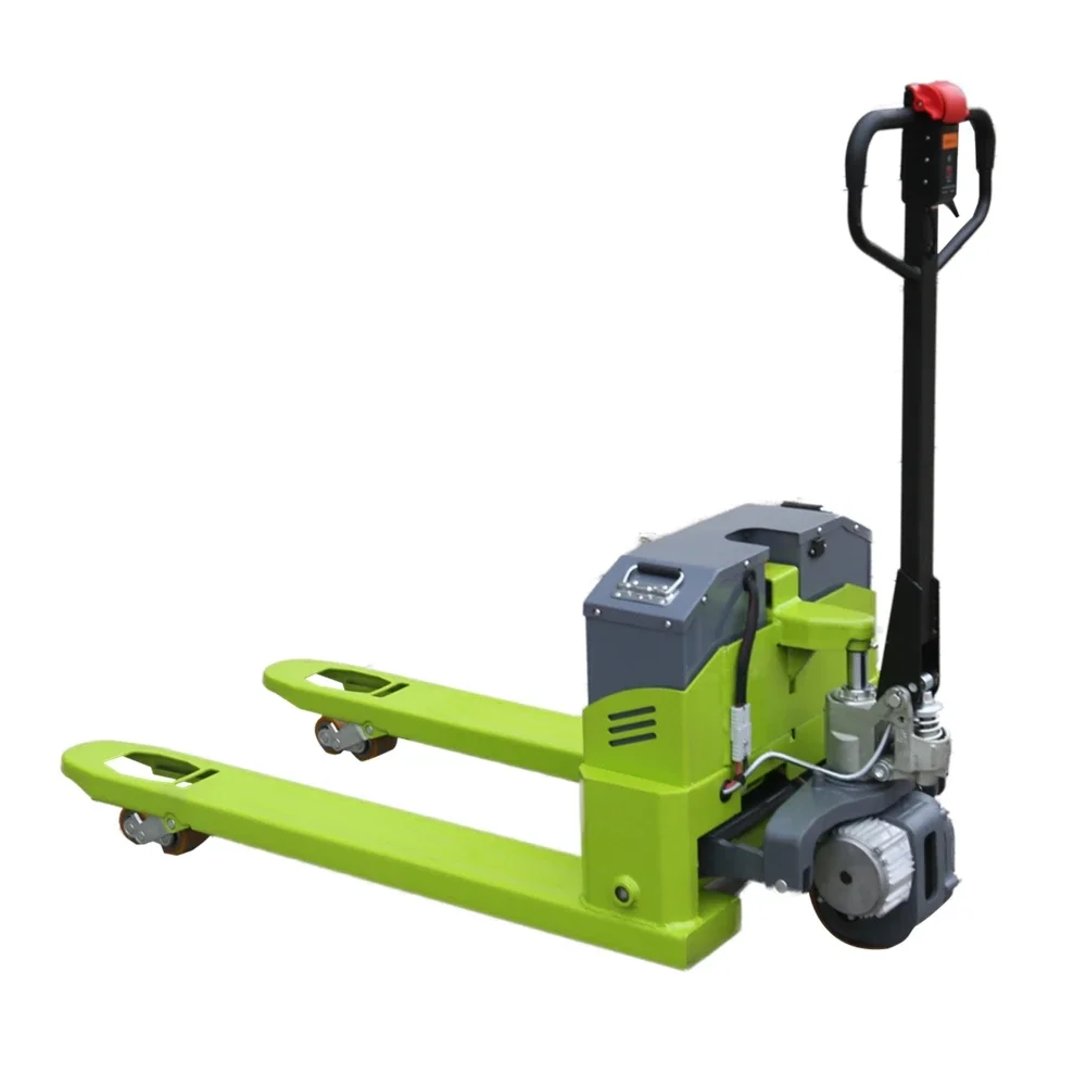 Motorized 1.5Ton 1.5T 1.5 2 Ton 2.0T 2000kg 4410Lb Lithium Battery Operated Hand Power Lift Semi Mini Jack Electric Pallet Truck