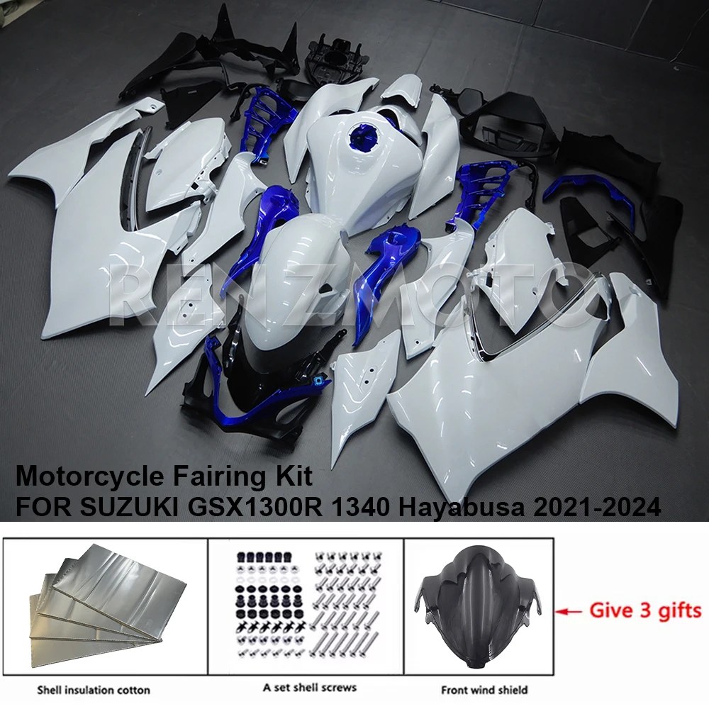 For SUZUKI GSX1300R 1340 Hayabusa 2021-2024 Motorcycle Set Body Kit Decoration Plastic Guard Plate Accessories Shell