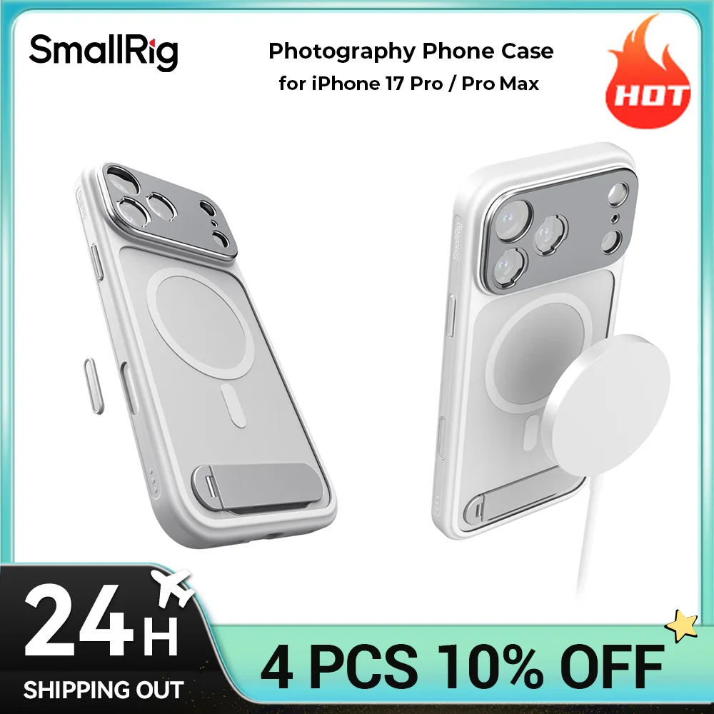 

Чехол SmallRig 17 Pro / Pro Max с поддержкой различных линз / фильтров Чехол для телефона для съемки и фотографии для iPhone 17 Pro / 17 Pro Max