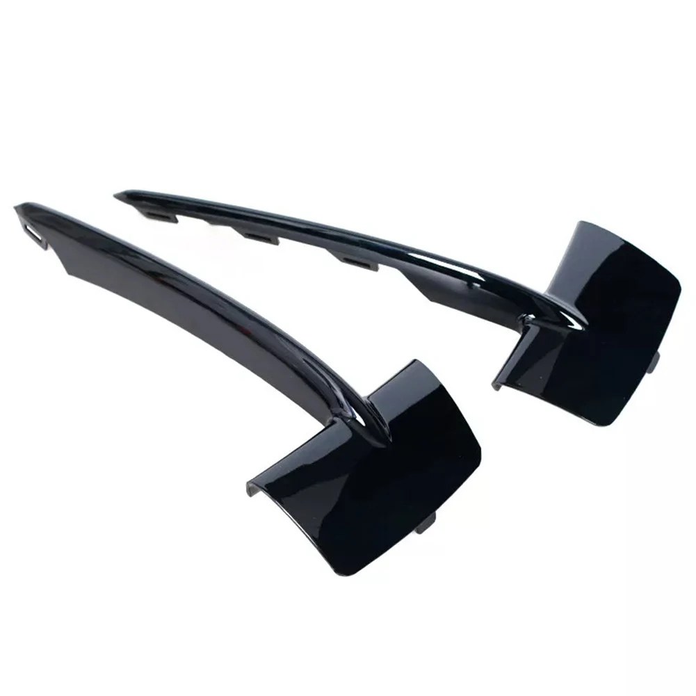 

Car Front Bumper Pure Black Excellence Chrome Grill For BMW X5 F15 2012-2018 Front Bumper Lower Grille Trim Exterior Part