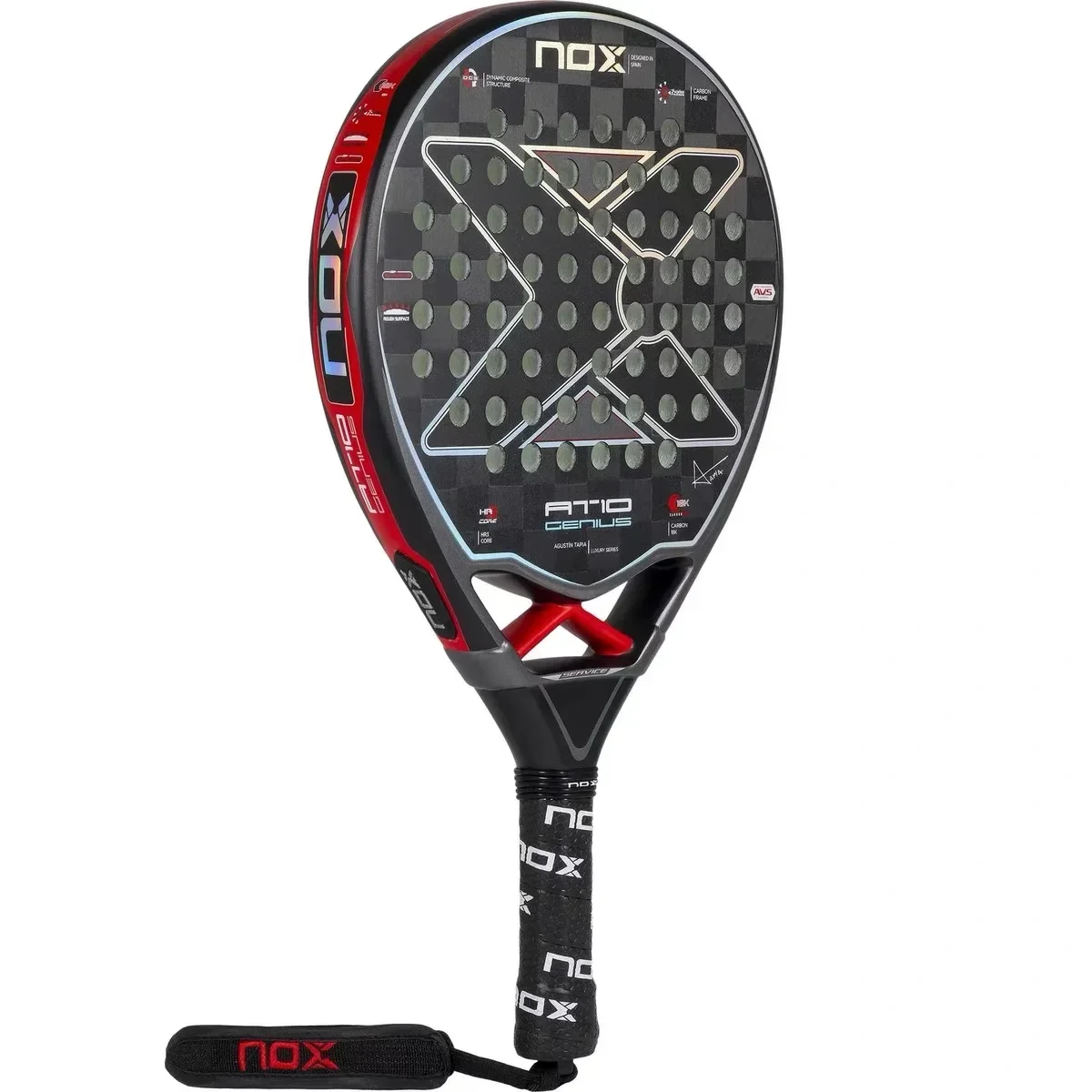 

Padel Racket 18K Carbon Fiber Surface with EVA Memory Flex Foam Core Padel Tennis Racquets Outdoor Sports Paddle Racket HaveBag