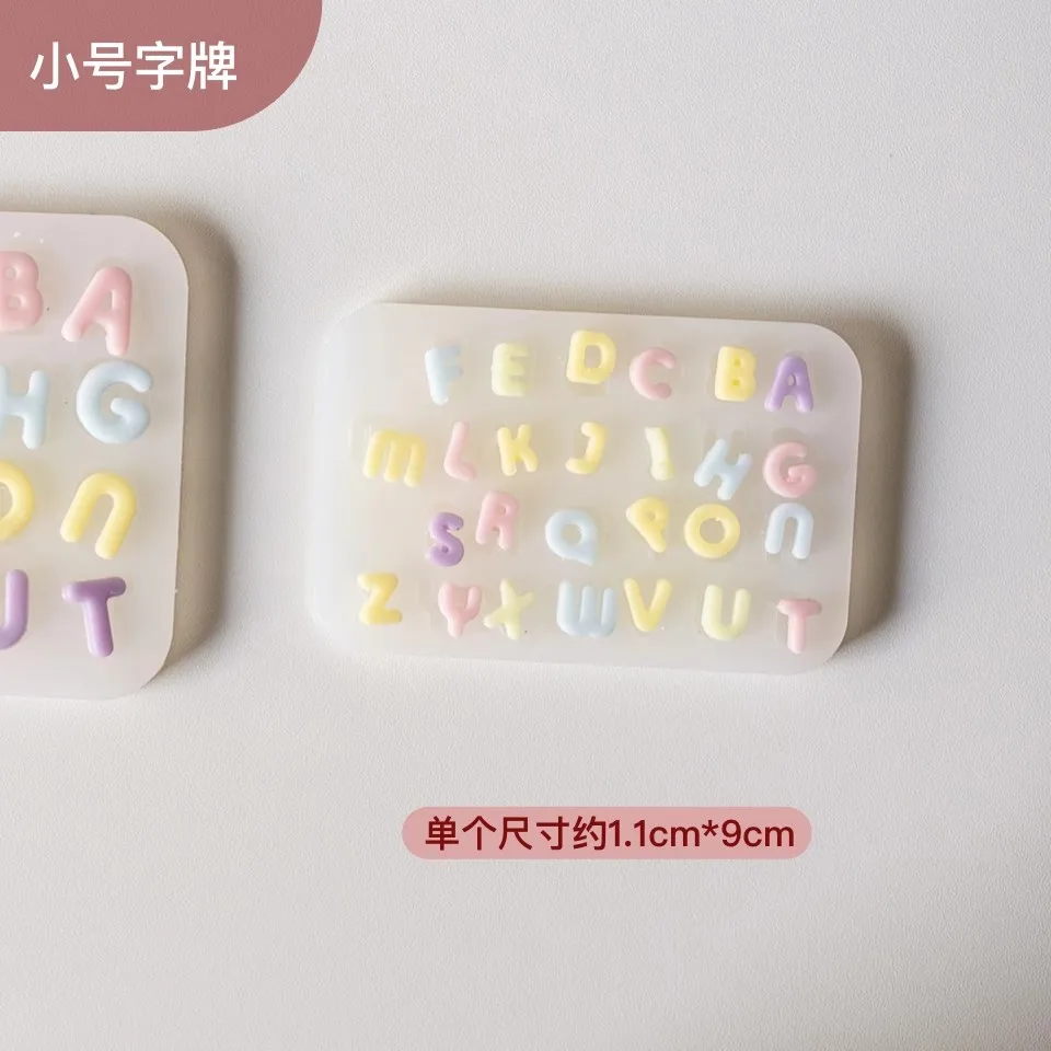 Letter silicone mold food grade fondant cake mold DIY cake decoration supplies