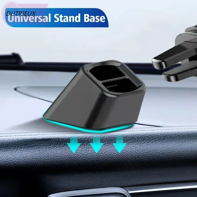 Auto Mobile Phone Bracket Base In Car Dashboard Phone Holder Car Air Outlet Clip Bracket Base Smartphone GPS Navigation Stand