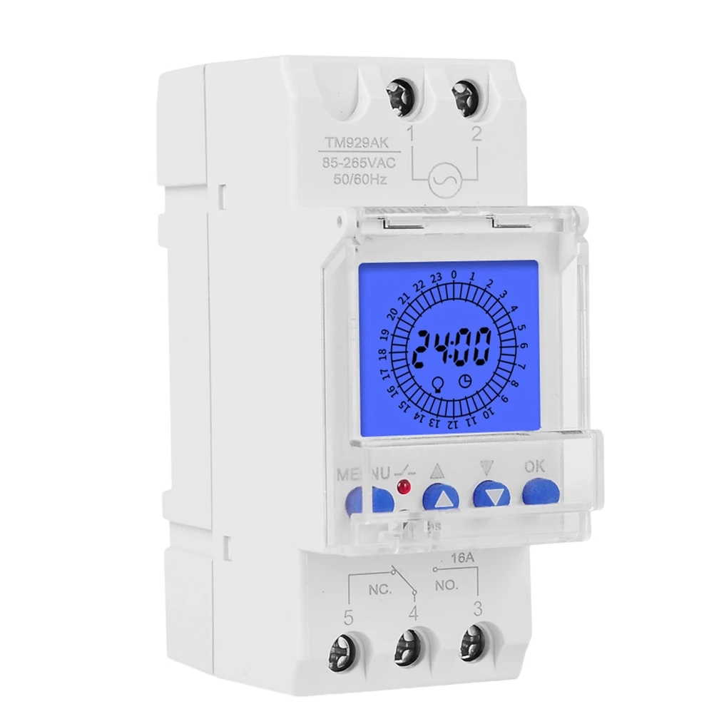 

Sleek Digital Timer Switch Features an Intuitive Interface Supports Up to 16A Load Perfect for Automation Tasks