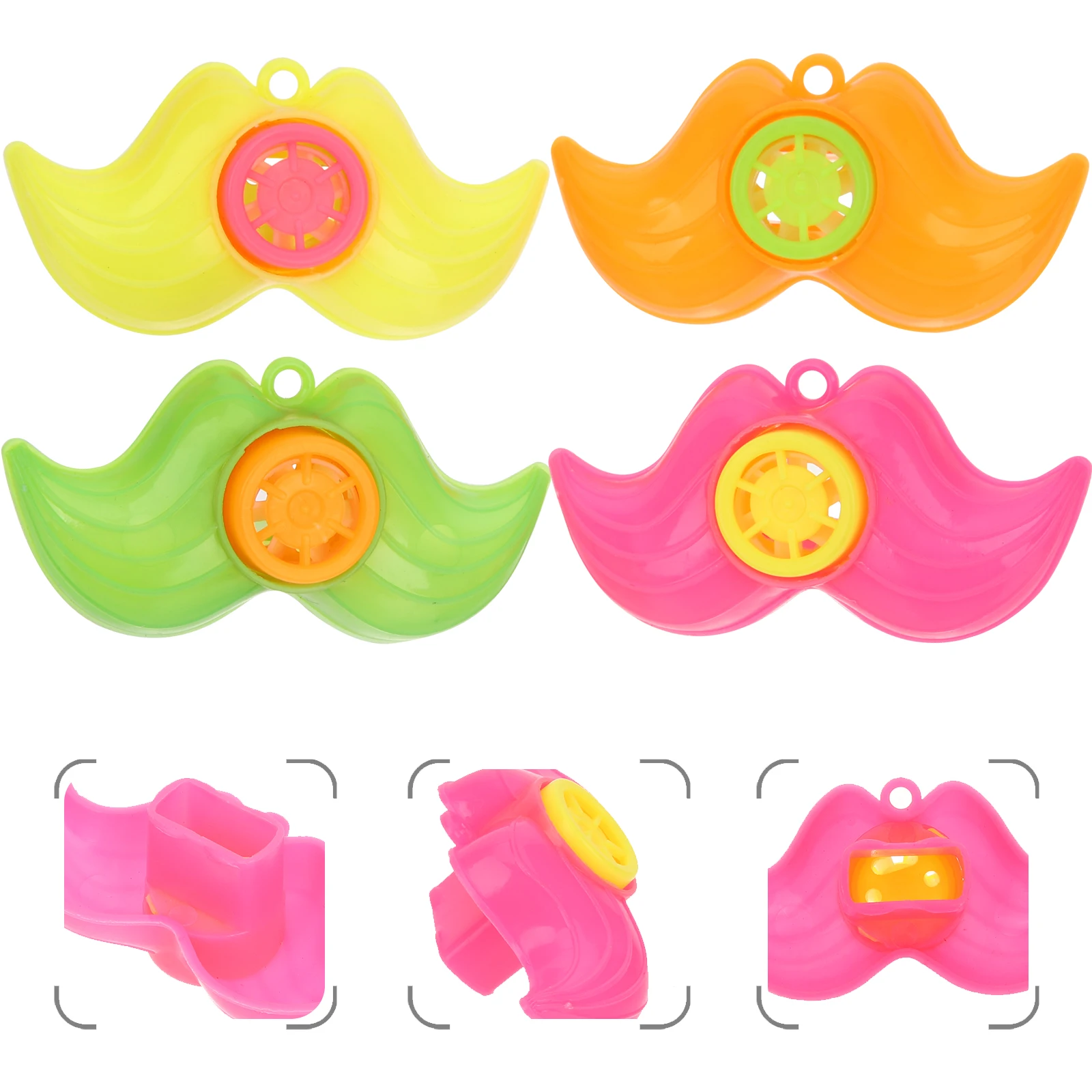 

50pcs Kids Whistle Cartoon Noise Maker Party Favors Birthday Festival Goodie Bag Fillers School Gym Survival Emergency Referee