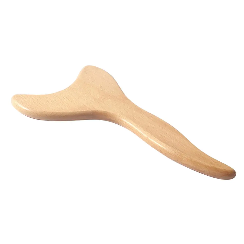 

1Pcs Premium Beech Wood Gua Sha Board Facial Body Massage Scraping Tool for Tension Relief Fine Lines Reduction Lymphatic