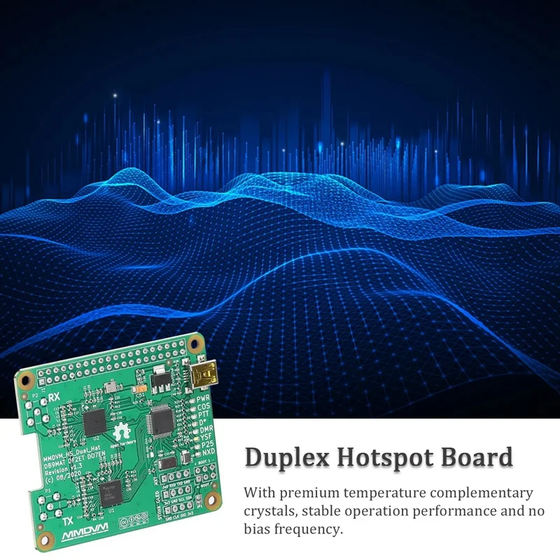 MMDVM Duplex Hotspot Board With OLED Screen Support DMR P25 D Star Mini Relay Module Support UHF VHF For Raspberry Pi Durable