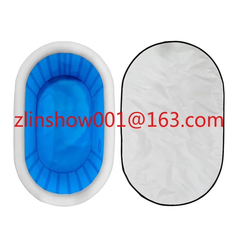 Ultra-Portable PVC Wire Drawing Material Inflatable Recovery Cold Plunge Water Pool Use Ice Bath Tub