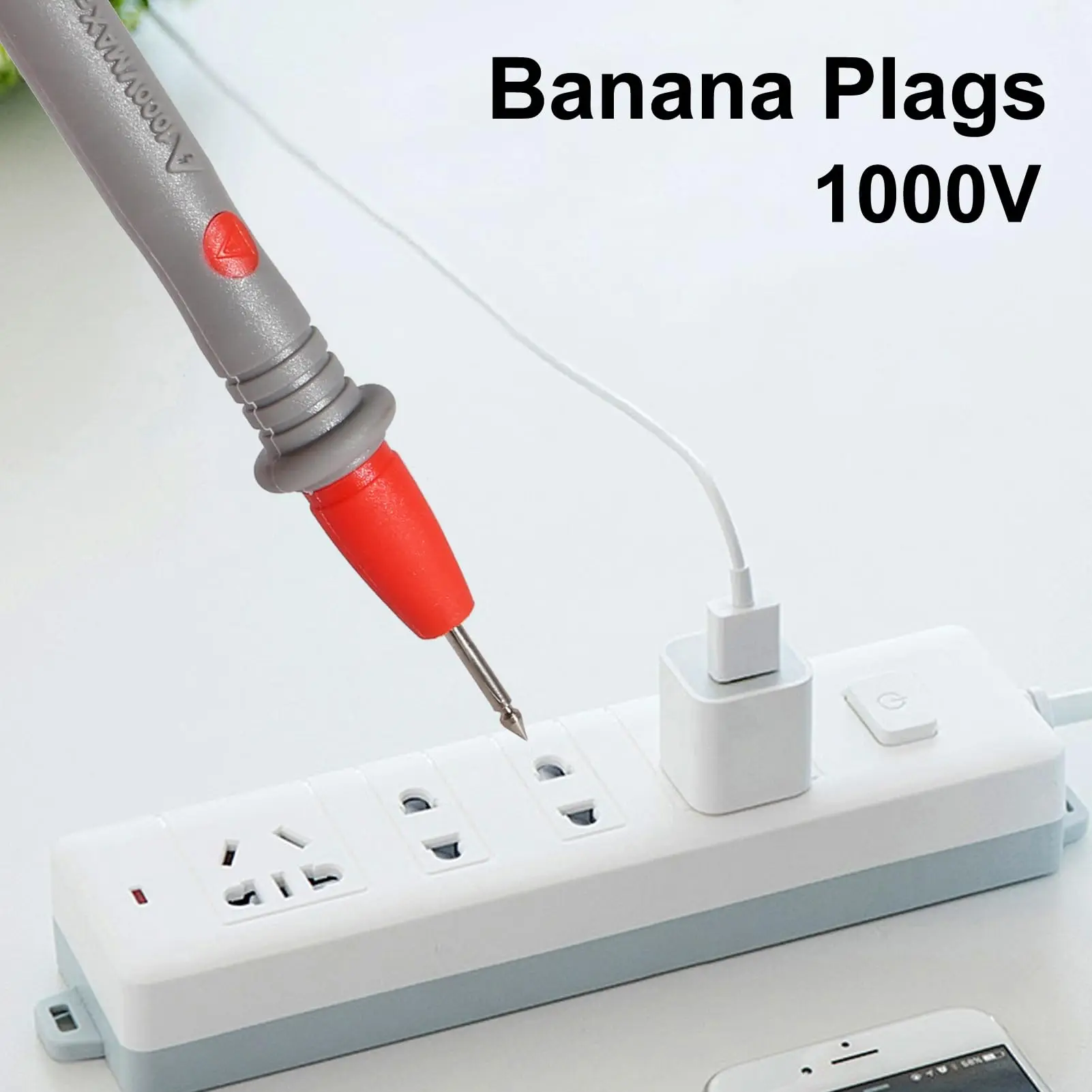 2 conjunto 10/20a kit de chumbo teste multímetro sondas cabo universal voltímetro leva testador fio caneta cabo para multímetros digitais