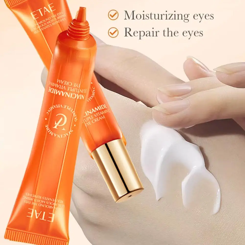 

Niacinamide&Five Vitamin C Eye Cream VC Whitening Brightening Care Skin Makeup Moisturizing Eye Natural Cosmetics Concealer Y8D0