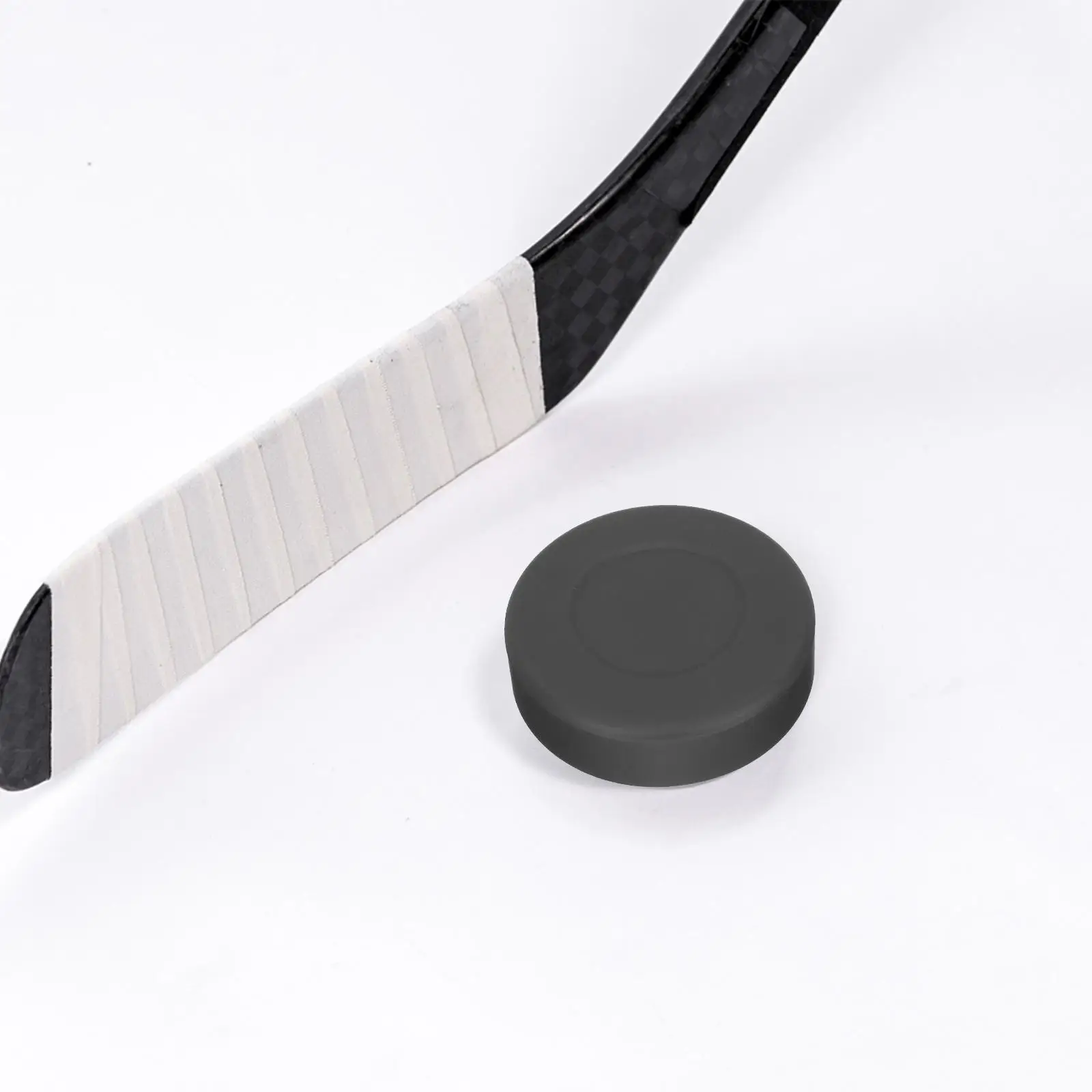 Disco da hockey su ghiaccio in PVC da 3 pezzi per competizioni di allenamento Pratica a basso attrito Adatto per adulti Bambini Forniture sportive in gomma