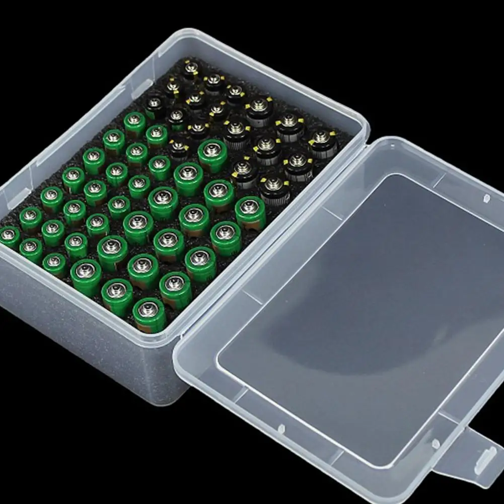 Box Cases Garage Container, Battery Storage Case Holds AA AAA Batteries, Home Drawer Organization Dispenser