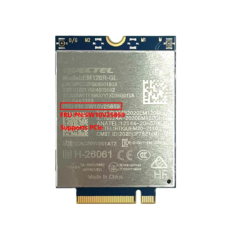 Quectel EM120R-GL LTE-A Cat12 4G M.2 Module PCIE WWAN Card
