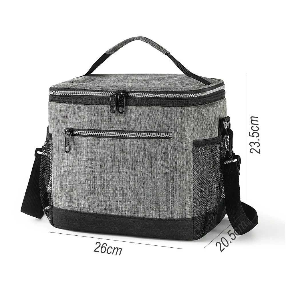 Large Capacity Thermal Insulation Bag Outdoor Office travel Fruits Bento Storage Lunch Bag Beer Beverage keep fresh Cooler Bag