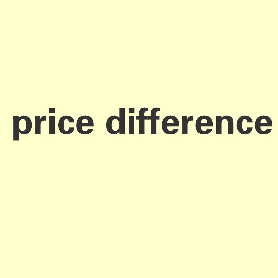 make up price difference shipping