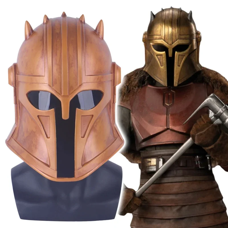 A Star The Armorer Helmet Wars Female Mandalorian Armorer Helmets Cosplay Mask Helmet PVC Masks