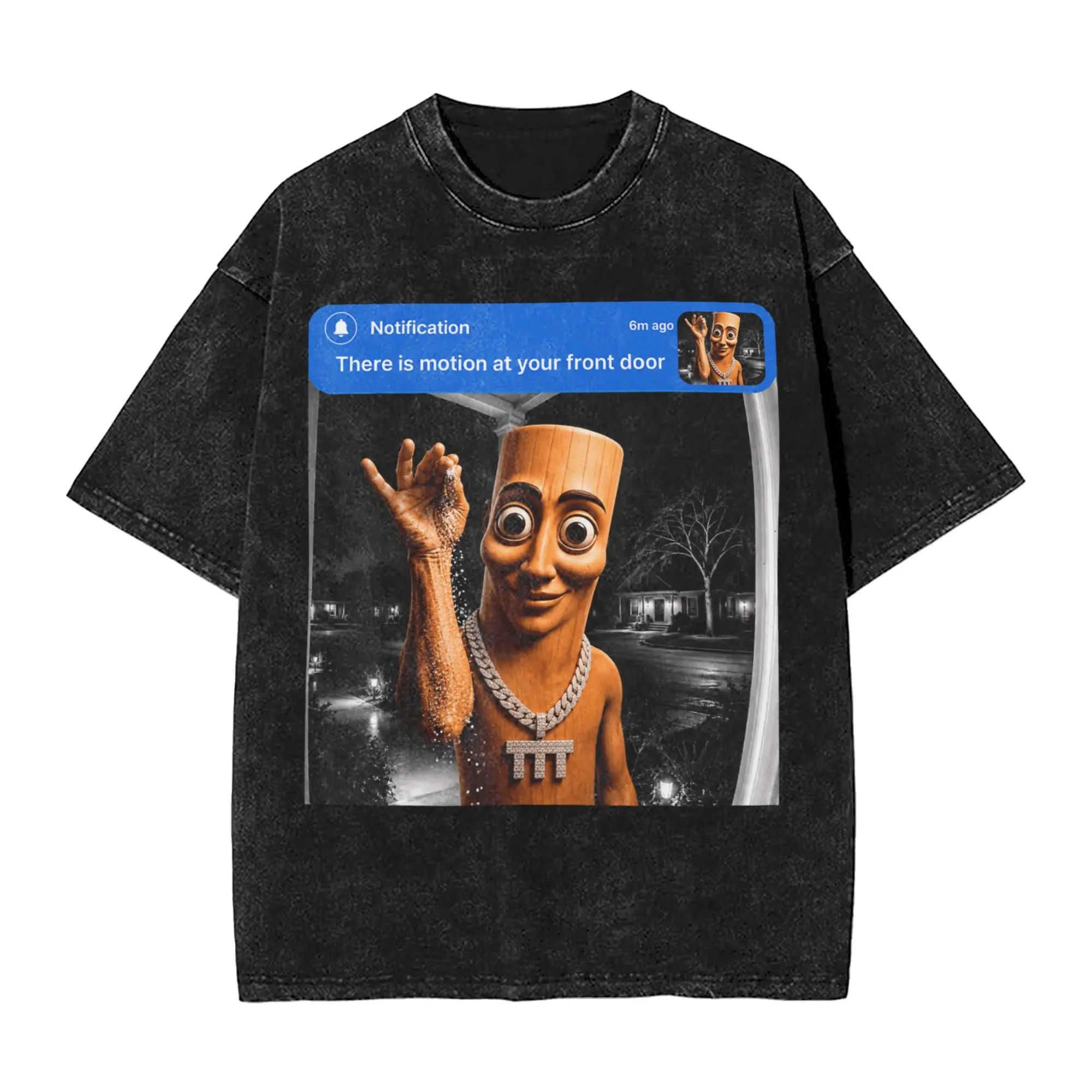 There is Motion at Your Front Tung Tung Sahur Money T-Shirts for Men Vintage Cotton Tee Shirt Round Neck Short Sleeve T Shirt
